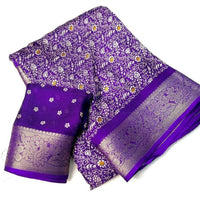 Elegant Georgette Saree with Jacquard Weaving