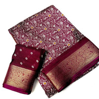 Elegant Georgette Saree with Jacquard Weaving
