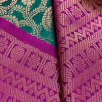 Emerald Green Kanjeevaram Silk Saree - GET ESSENTIAL