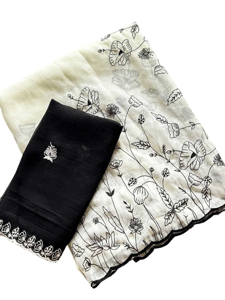 Fenday Satin Saree - GET ESSENTIAL