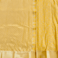 Golden Yellow Kanjeevaram Silk Saree - GET ESSENTIAL