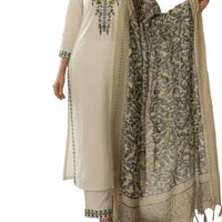 GRACEFUL KHADI KURTI WITH BHAGALPURI KHADI PRINT DUPPATTA - GET ESSENTIAL