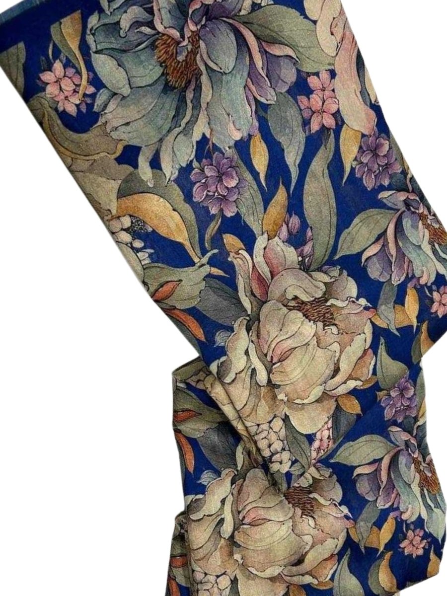 GRACEFUL TUSSAR KALAMKARI SAREE