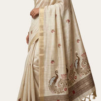 GRACEFUL WEAVES ARTISTIC JAMDANI SAREE