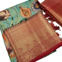 KOTA SILK SAREE WITH PAITHANI BORDER
