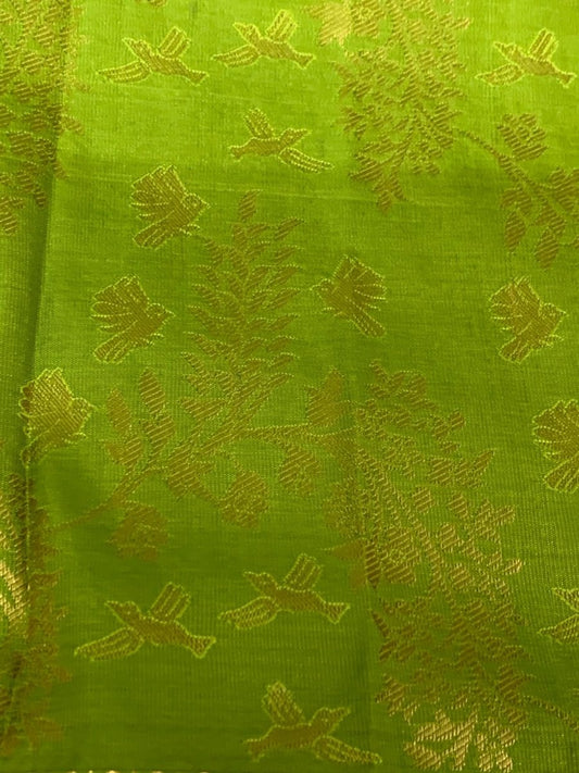 Light Green Kanjeevaram Silk Saree - GET ESSENTIAL