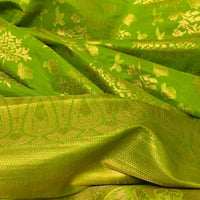 Light Green Kanjeevaram Silk Saree - GET ESSENTIAL