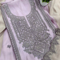 MODAL MUL EMBROIDERY SUIT - GET ESSENTIAL