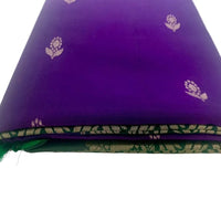 Purple-Green Kanjeevaram Silk Saree - GET ESSENTIAL