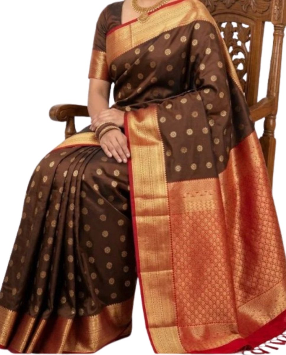Royal Dharmavaram Silk Drape - GET ESSENTIAL