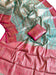 Turquoise and Pink Tussar Silk - GET ESSENTIAL