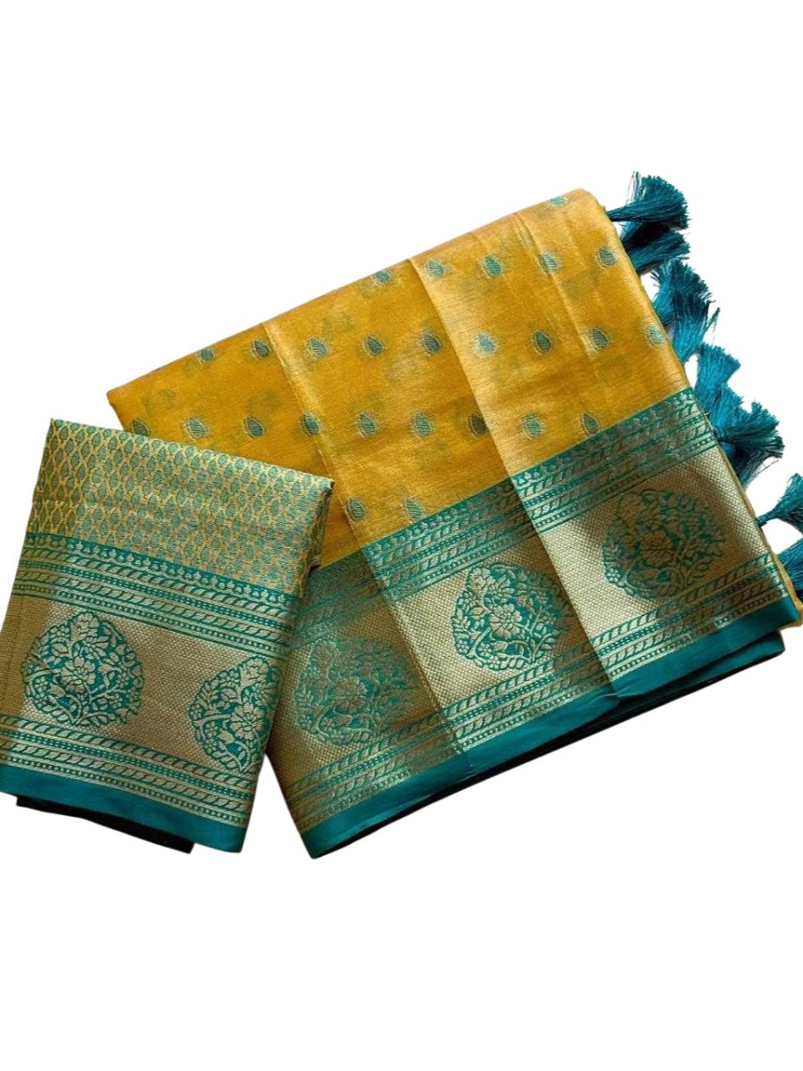 Yellow Tussar Silk - GET ESSENTIAL